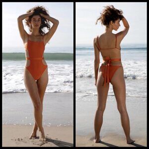 💕CULT GAIA💕 Gemma One Piece Swimsuit Chakra Large L NWT